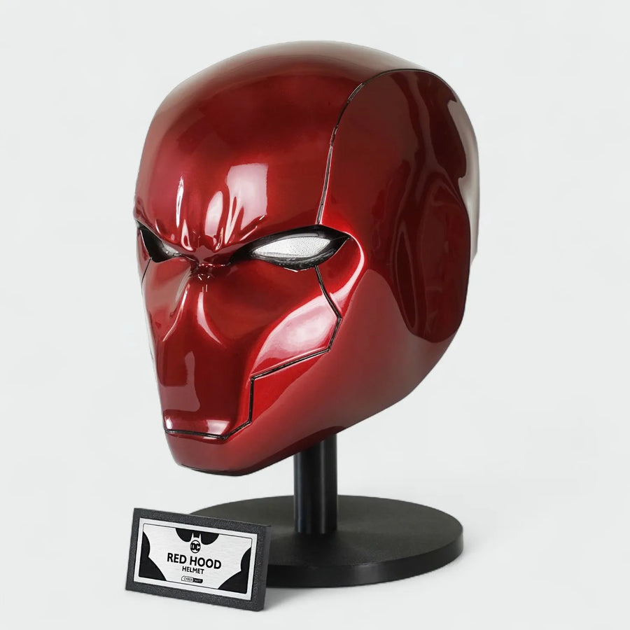 Red Hood Helmet with LED lights