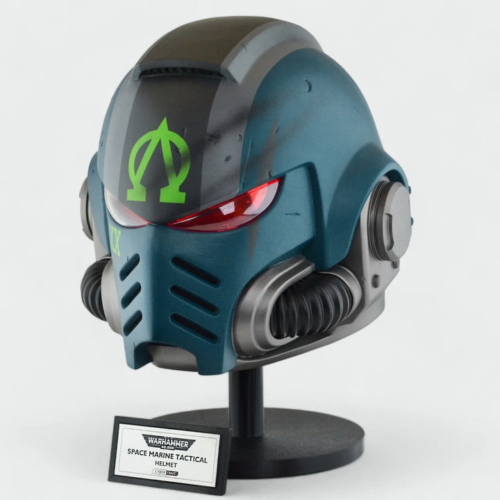 Space Marine Alpha Legion Mk X Tactical Helmet