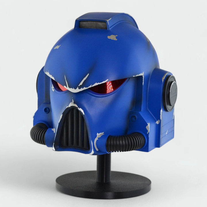 Space Marine Ultramarines Mk VII Helmet from Warhammer 40k