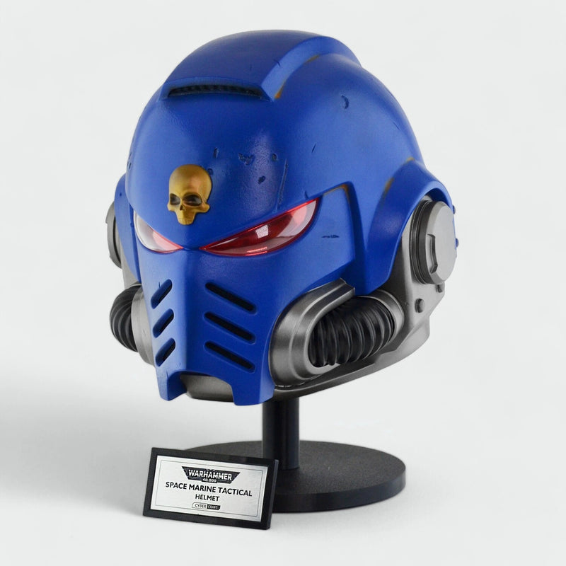 Space Marine Ultramarines Mk X Tactical Helmet