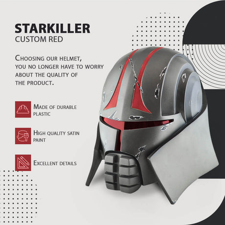 Starkiller Helmet from Star Wars: The Force Unleashed / Buy Star Wars Helmet / Buy Cosplay Helmets / Cyber Craft