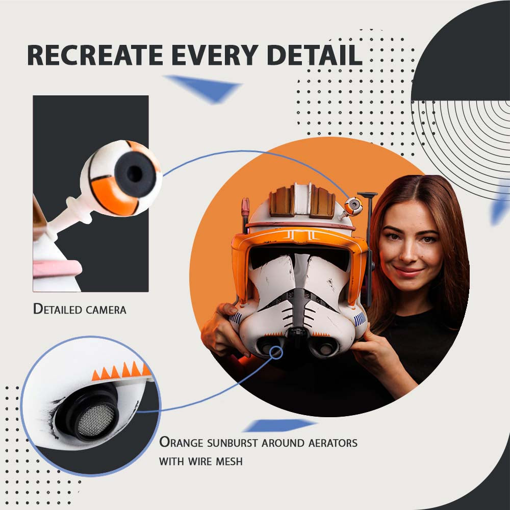 Recreate every detail / Cosplay Helmets / Star Wars Helmets / Game Helmets / Cyber Craft