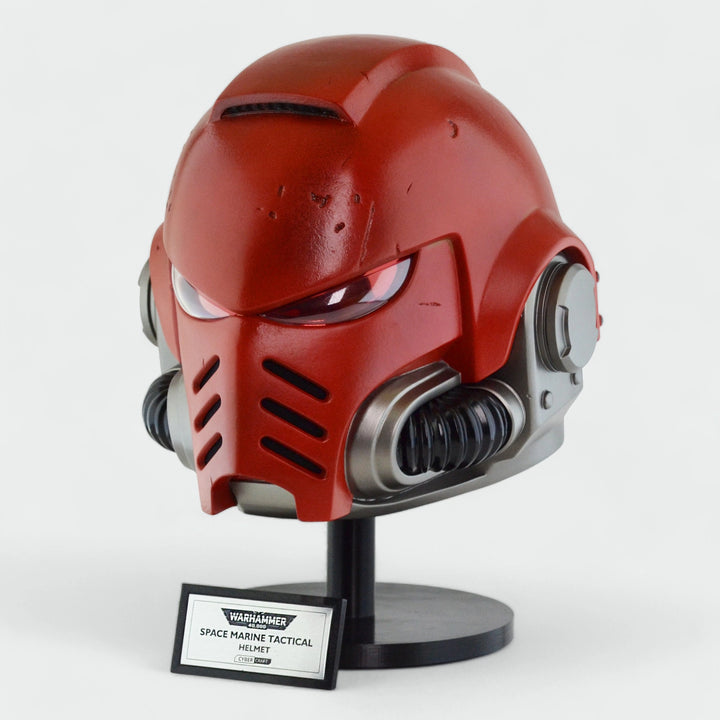 Space Marine Blood Angels Mk X Tactical Helmet