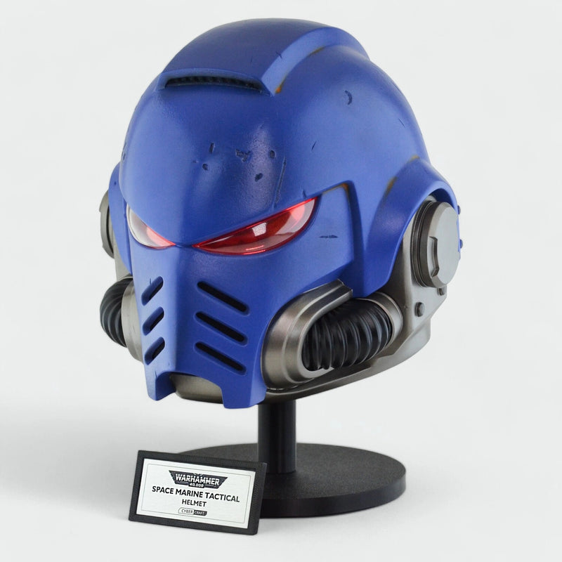 Space Marine Ultramarines Mk X Tactical Helmet