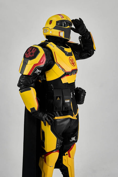 Helldivers 2 Chaosdiver Gold Eagle Cosplay Costume