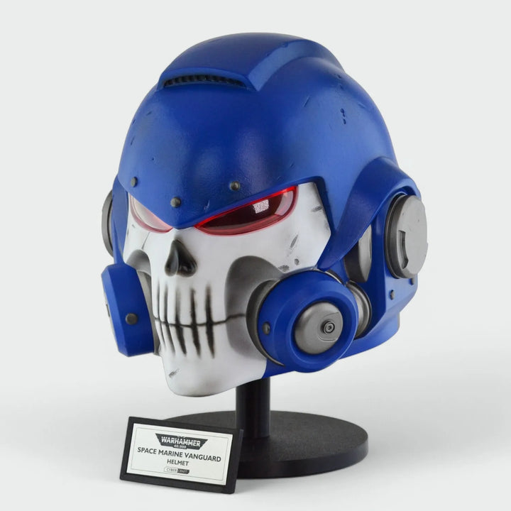 Space Marine Ultramarine Mk X Vanguard Helmet