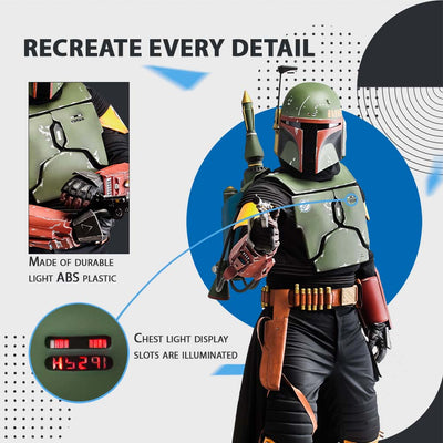 Boba Fett Cosplay Armor From The Book of Boba Fett, Star Wars Series / Star Wars Helmet Cyber Craft