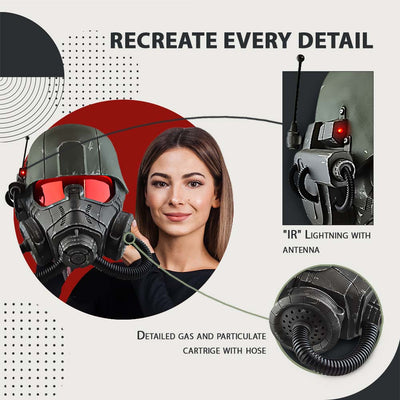 NCR Elite Riot Gear Helmet / Cosplay Helmet / Game Helmet / Fallout New Vegas Cyber Craft