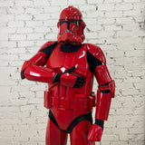 Red Clone Trooper Cosplay Armor Costume