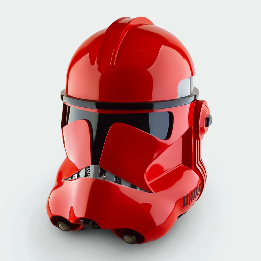 Clone 2 Crimson Clean Helmet – Cyber Craft