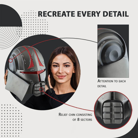 Starkiller Helmet from Star Wars: The Force Unleashed / Buy Star Wars Helmet / Buy Cosplay Helmets / Cyber Craft