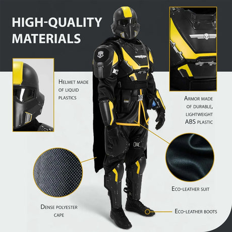 Helldivers B-01 Cosplay Costume - Middle Line