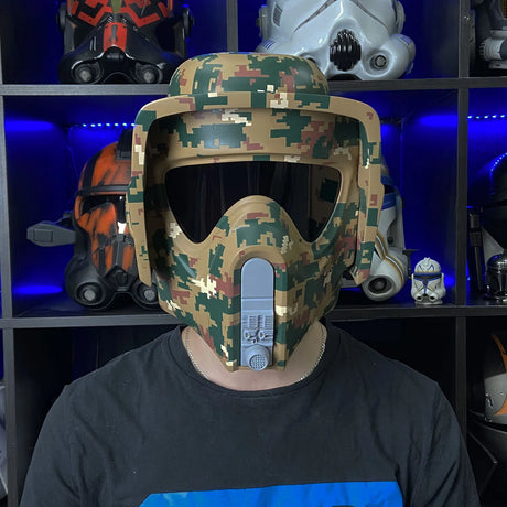 Scout - Custom Pixel  Camo Helmet