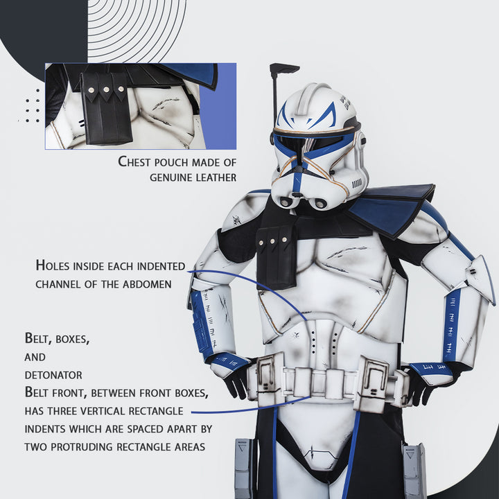 Clone Trooper Captain Rex Armor Set