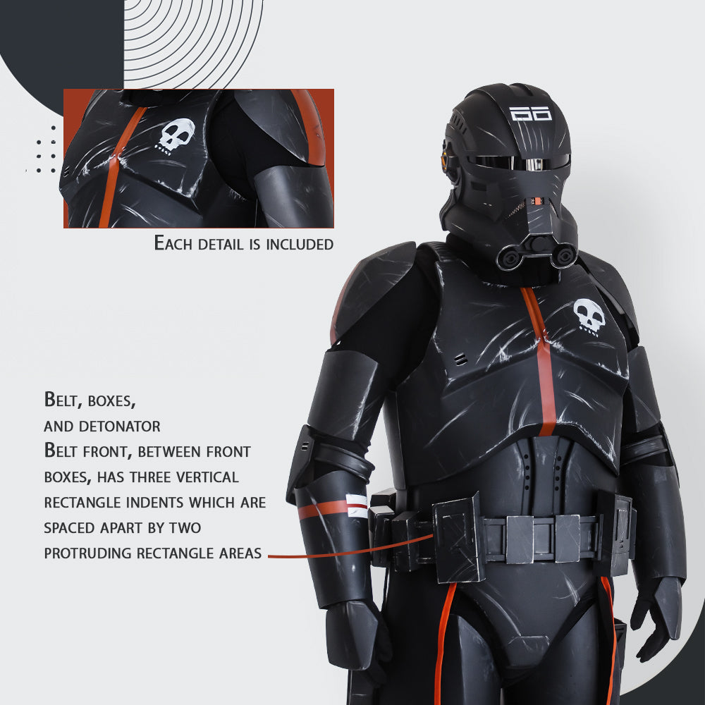Echo Bad Batch Clone Trooper Cosplay Armor Costume