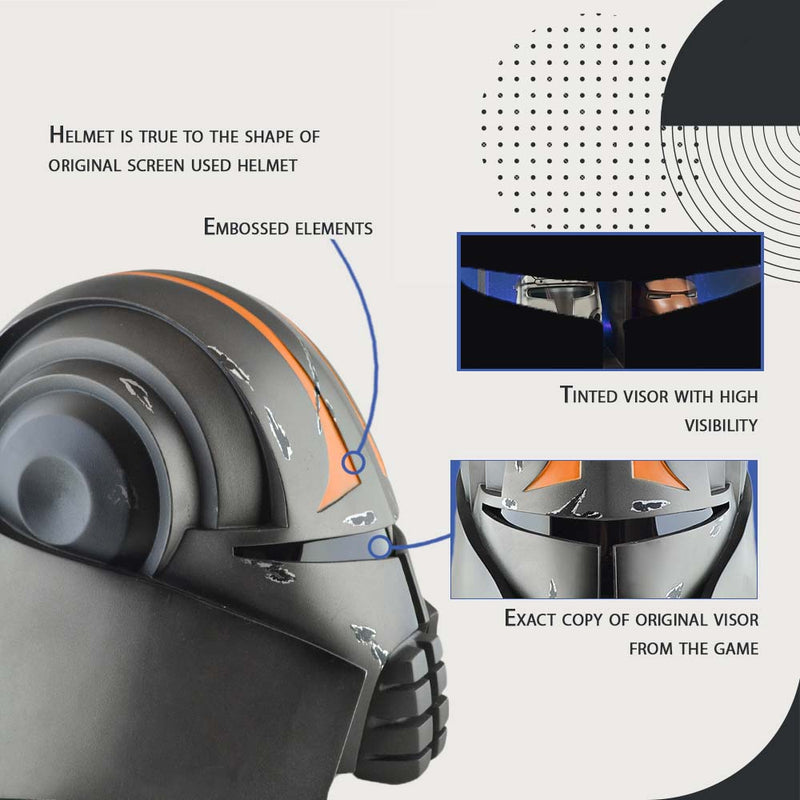 Starkiller Helmet from Star Wars: The Force Unleashed / Star Wars Helmet Cyber Craft