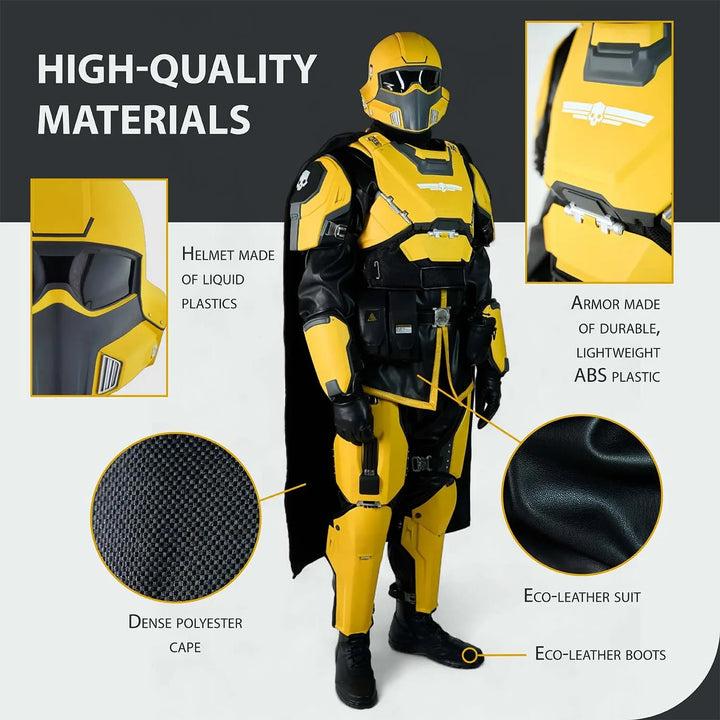 Helldivers Armor TR-40 Gold Eagle Full Set