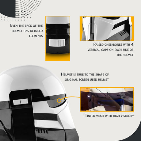 Beskar Stormtrooper Helmet / Cosplay Helmet / Mandalorian 3 Season Helmet Cyber Craft