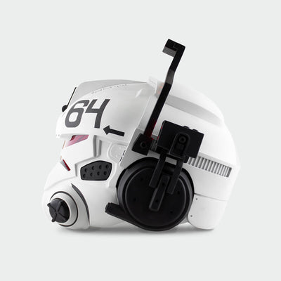 Titanfall Battle Rifle Pilot White Helmet / Buy Cosplay Helmet / Buy Game Helmet / Battle Rifle Helmet from Titanfall / Cyber Craft