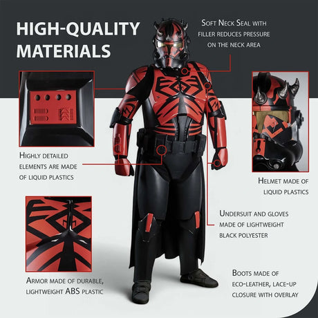 Darth Maul Clone Trooper Cosplay Armor Costume