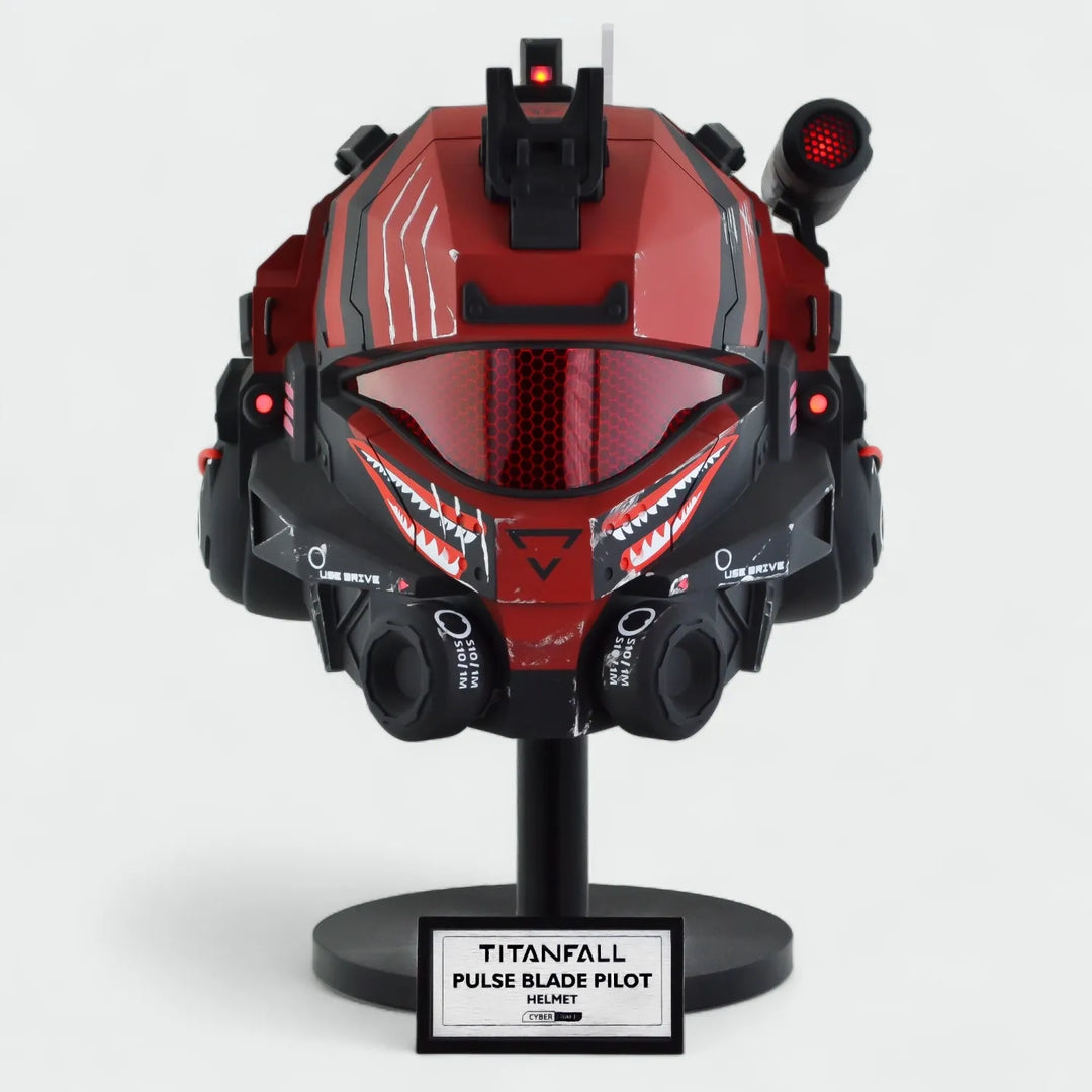 Titanfall 2 Pulse Blade Pilot Helmet - Shark Red Edition | Limited Edition for Gamers and Collectors