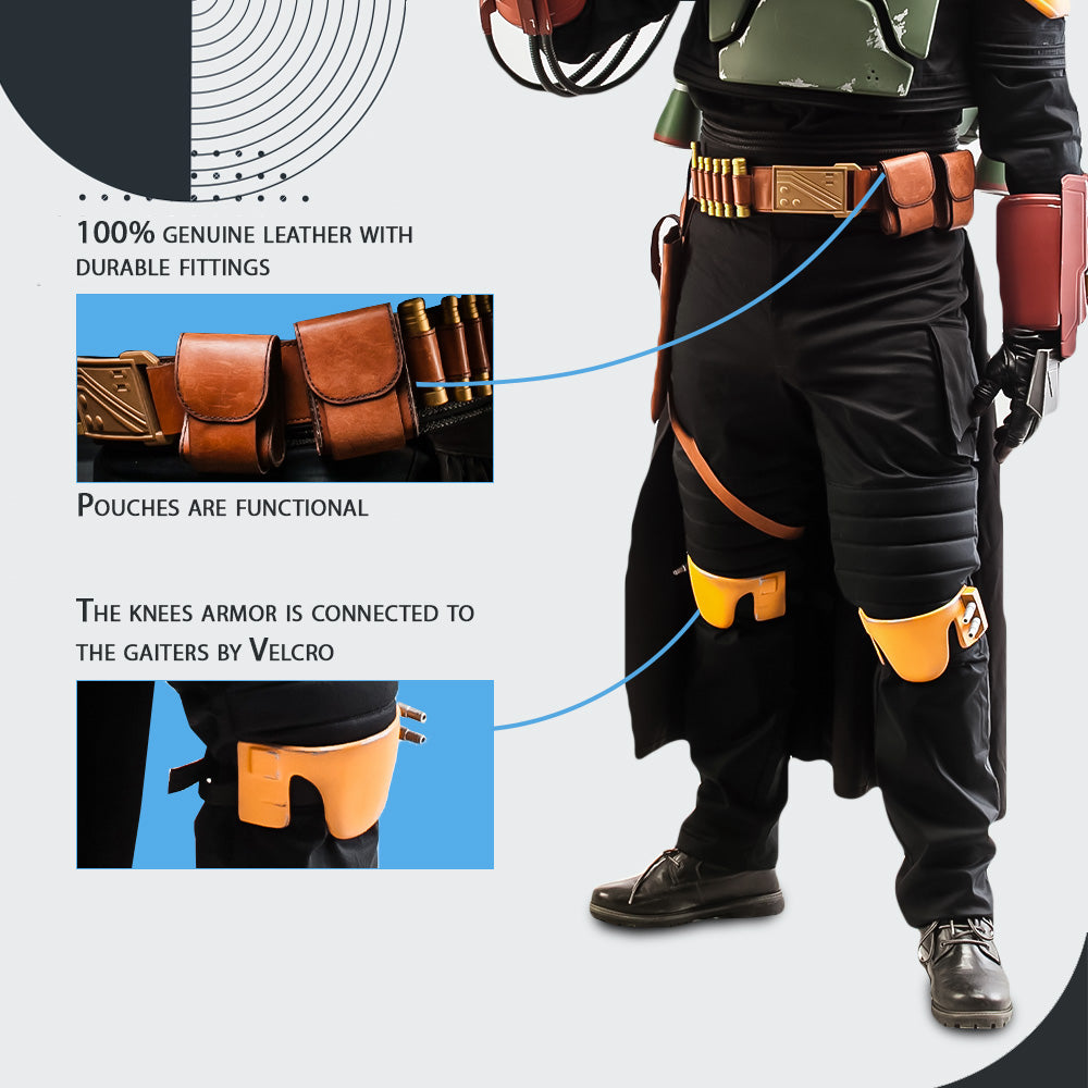 Boba Fett Cosplay Armor From The Book of Boba Fett, Star Wars Series / Star Wars Helmet Cyber Craft