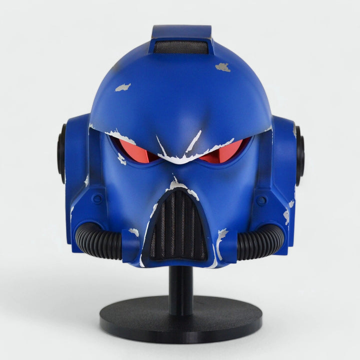 Space Marine Ultramarines Mk VII Helmet from Warhammer 40k