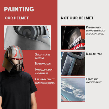 Starkiller Helmet from Star Wars: The Force Unleashed / Buy Star Wars Helmet / Buy Cosplay Helmets / Cyber Craft