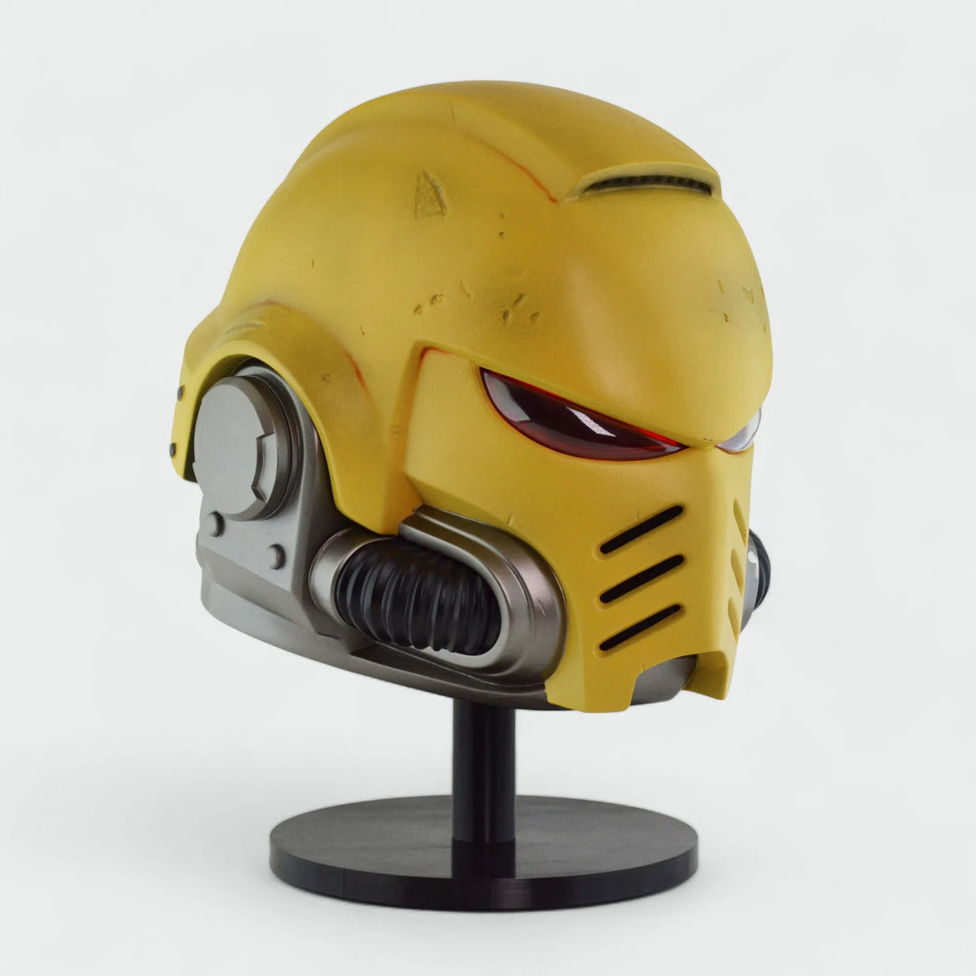 Space Marine Imperial Fists Mk X Tactical Helmet