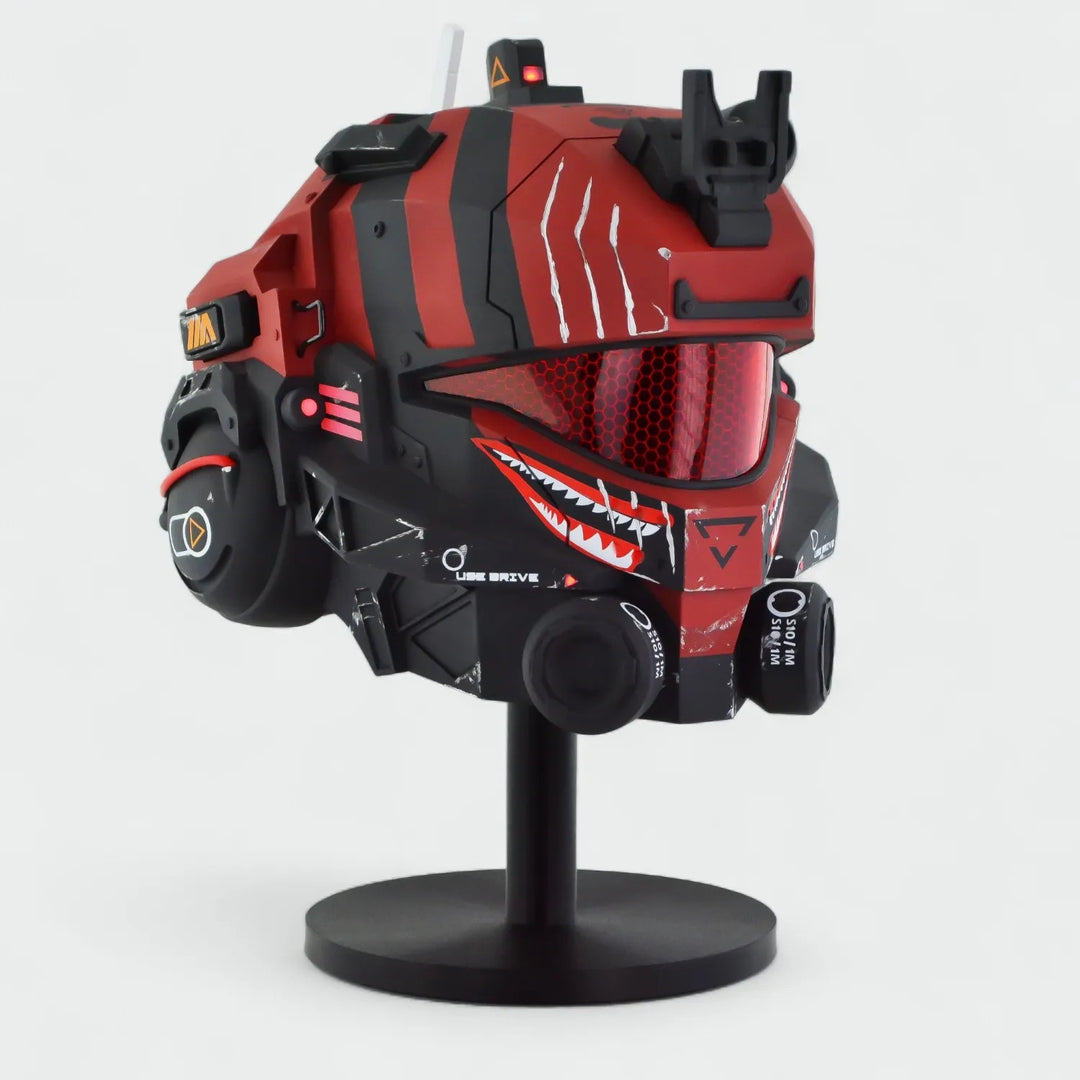 Titanfall 2 Pulse Blade Pilot Helmet - Shark Red Edition | Limited Edition for Gamers and Collectors