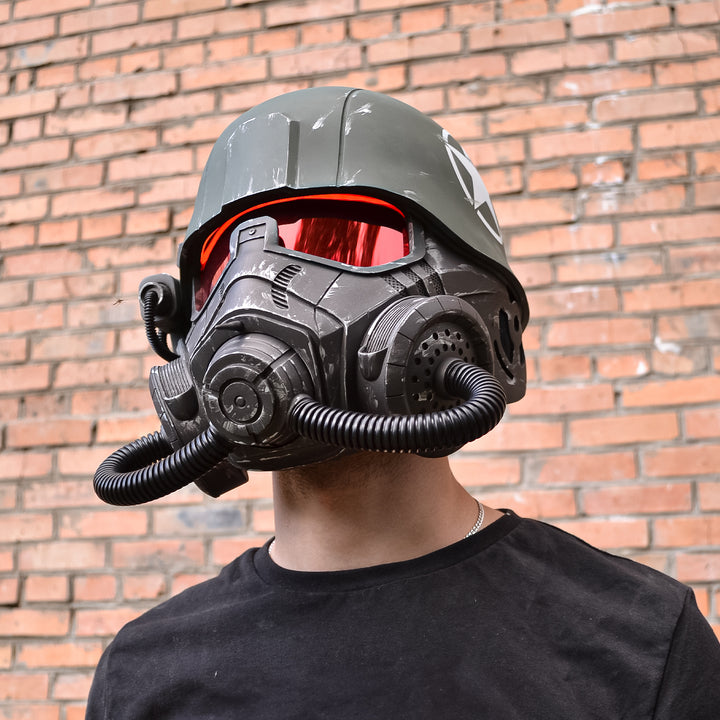 NCR Elite Riot Gear Helmet / Cosplay Helmet / Game Helmet / Fallout New Vegas Cyber Craft