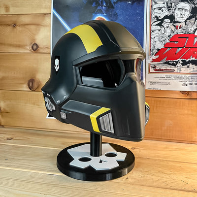 Helmet Stand - Black with Helldivers Logo