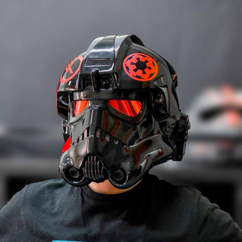 Tie Pilot Inferno Squad Helmet from Star Wars Series / Cosplay Helmet / Battlefront 2 Helmet / Star Wars: Battlefront 2 / Star Wars Helmet Cyber Craft