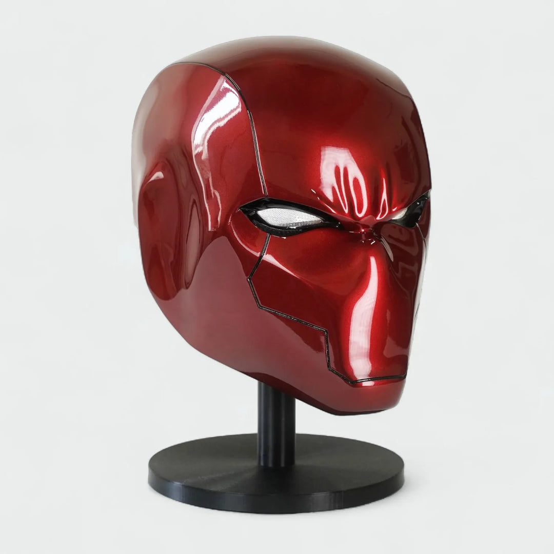 Red Hood Helmet with LED lights