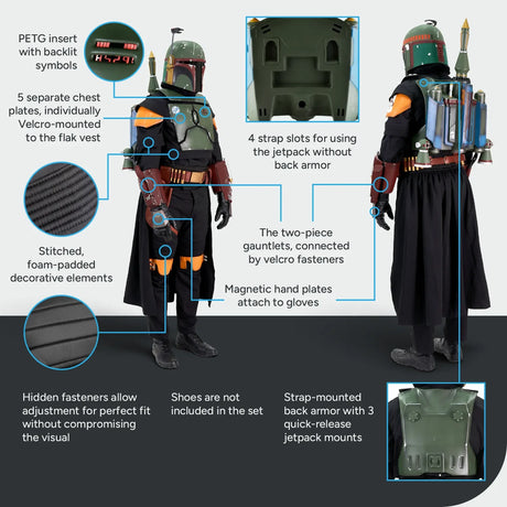 Boba Fett Cosplay Armor Costume