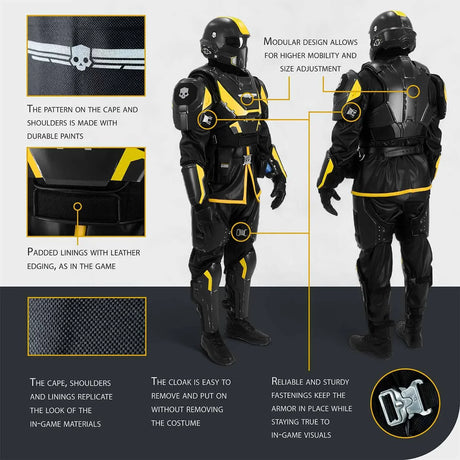 Helldivers B-01 Cosplay Costume - Middle Line