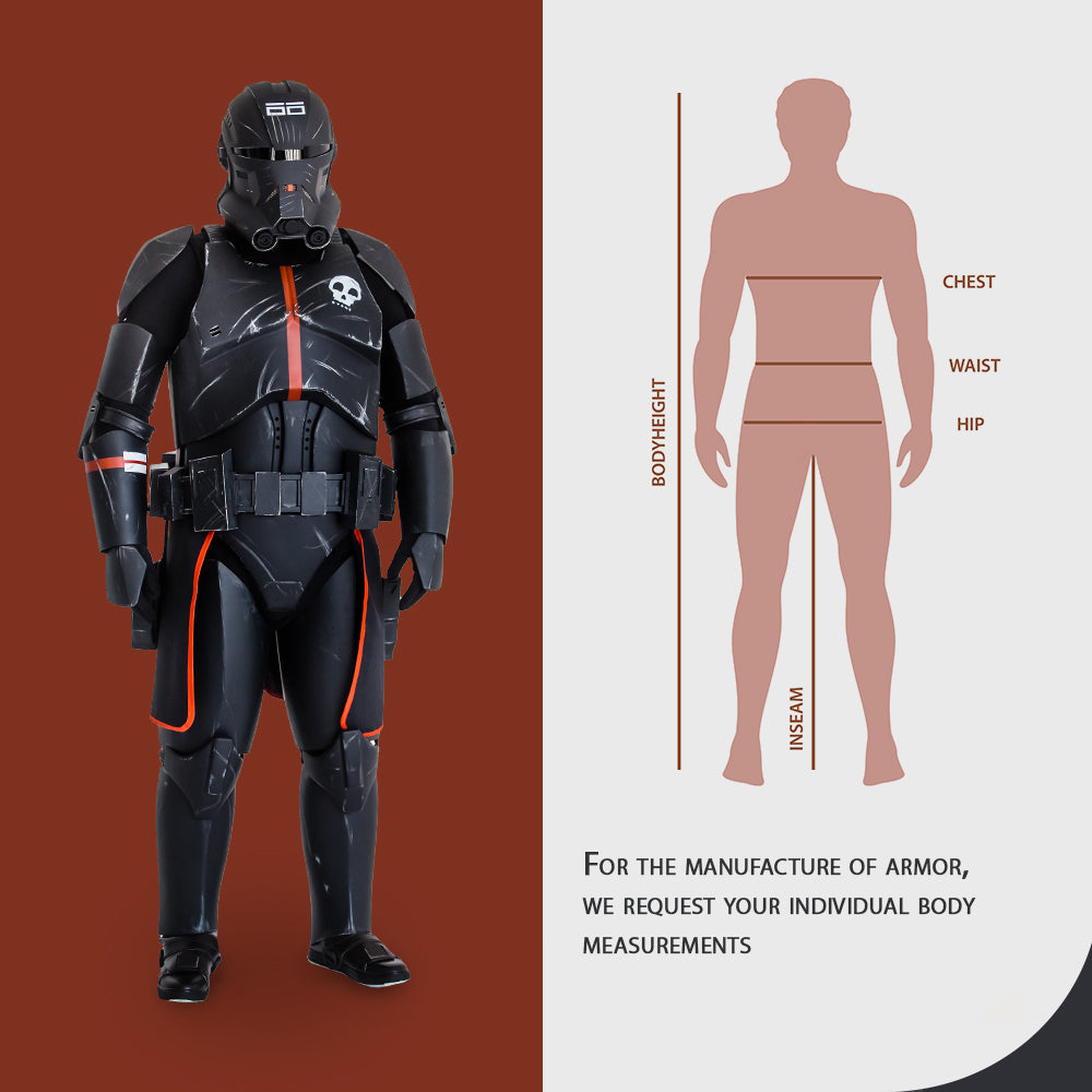 Echo Bad Batch Clone Trooper Cosplay Armor Costume