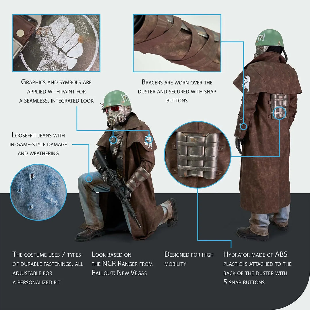 NCR Ranger Cosplay Armor Costume