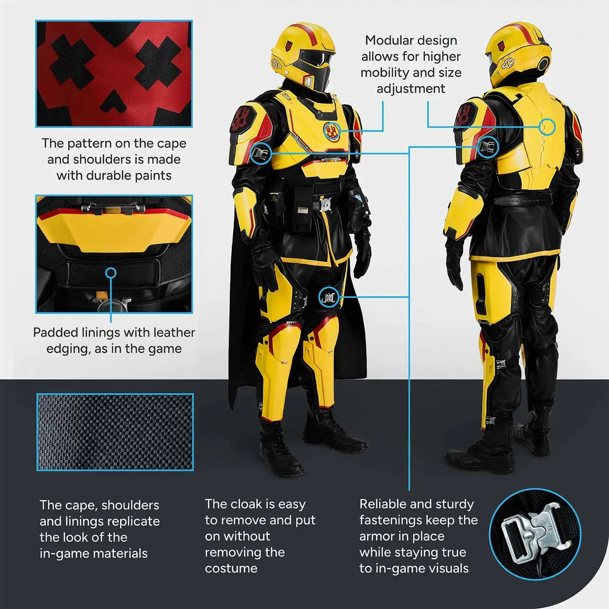 Helldivers 2 Chaosdiver Gold Eagle Cosplay Costume