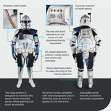 Captain Rex Realistic Clone Trooper Cosplay Armor Costume