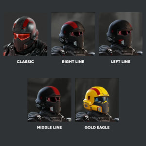 Helldivers 2 B-01 Helmet - Chaos Diver