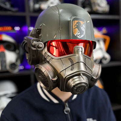 NCR Advanced Riot Gear Helmet from Fallout