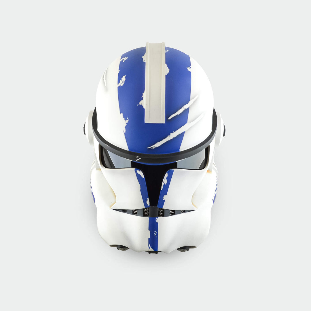 501 Legion Clone Trooper Phase 2 Weathered Helmet from Star Wars / Cosplay Helmet / Clone Wars / Star Wars Helmet Cyber Craft