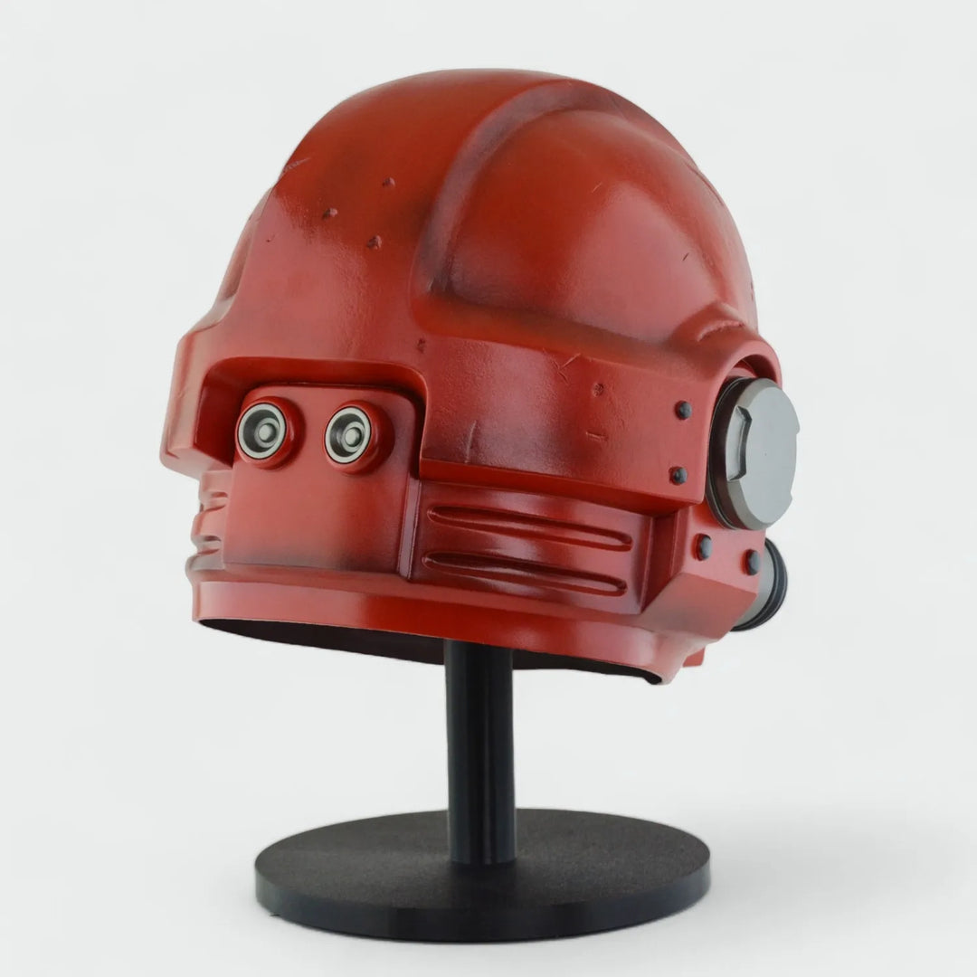 Space Marine Blood Angels Tactical Mk X Helmet with Red Drop