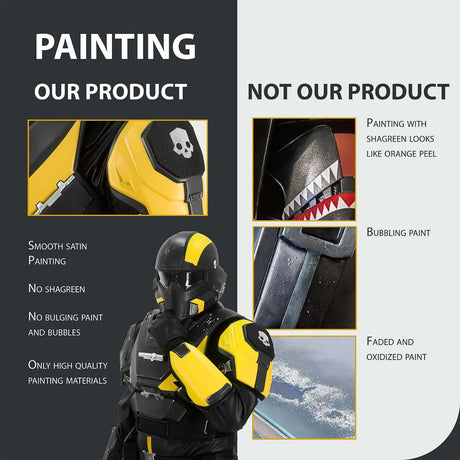 Helldivers B-01 Cosplay Costume - Left Line