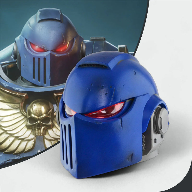 Space Marine Ultramarines MK X Bulwark Helmet