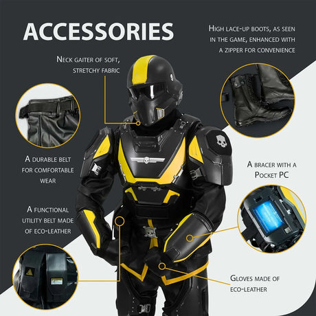 Helldivers B-01 Cosplay Costume - Middle Line