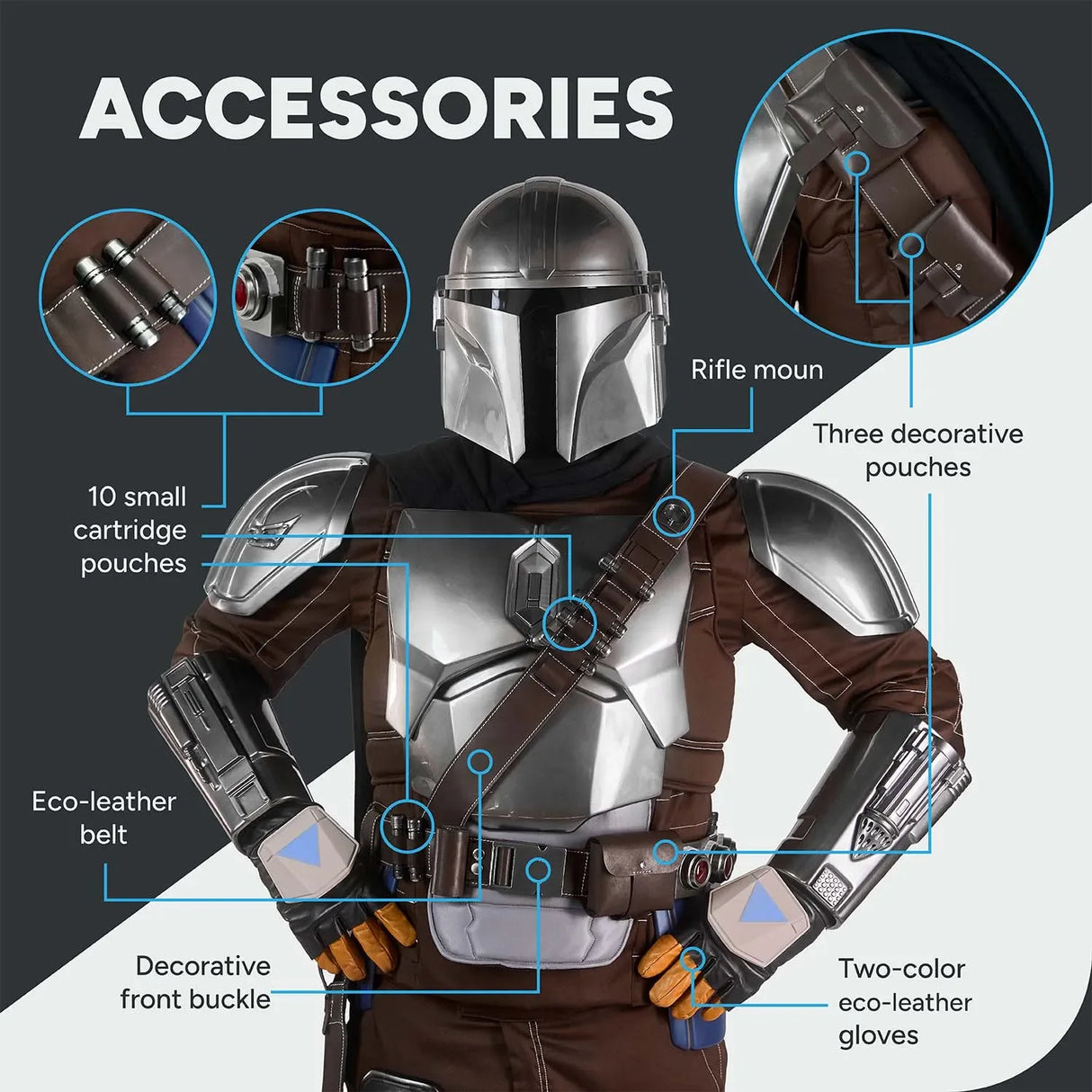 Mandalorian Cosplay Armor Costume