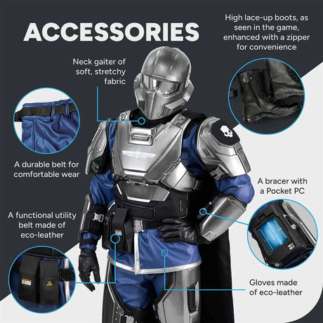 Helldivers 2 B-22 Model Citizen Costume