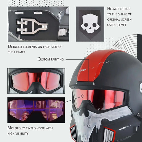 Helldivers 2 B-01 Tactical  - Red Skull